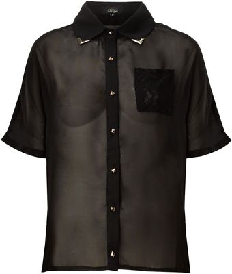 Madam Rage Lace Back Blouse - Lyst