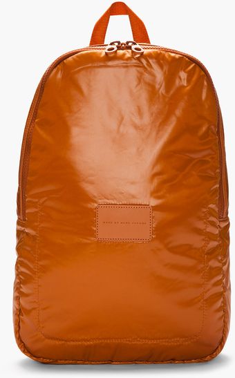 Marc By Marc Jacobs Orange Packable Padded Backpack - Lyst