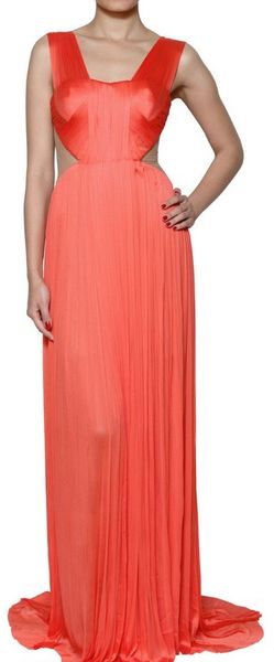 Maria Lucia Hohan Front Drape Silk Tulle Dress - Lyst