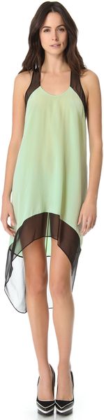 Mason by Michelle Mason Colorblock Trapeze Dress - Lyst
