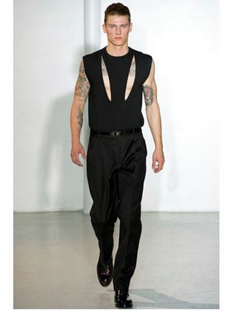 Mugler Cut-Out Sleeveless Sweater - Lyst