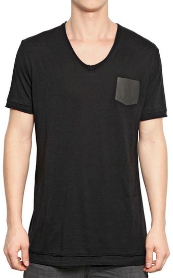 Neil Barrett Rubber Pocket T-shirt - Lyst