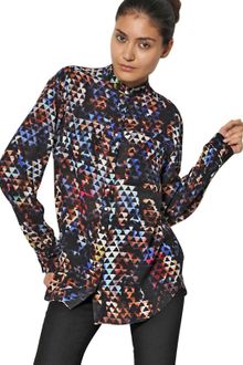 Proenza Schouler Printed Silk Chiffon Shirt - Lyst