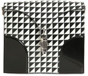 Proenza Schouler Record Triangle Printed Leather Bag - Lyst