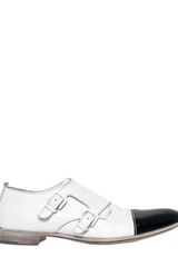 Rocco P Deer Monk Strap Laceup Shoes