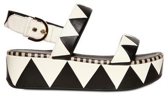 Sergio Rossi 50mm Zagazig Calfskin Wedges - Lyst