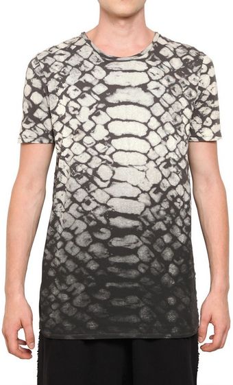 Silent By Damir Doma Blizzard Print Cotton Jersey T-Shirt - Lyst