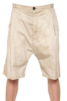 Silent By Damir Doma Cotton Poplin Front Pleated Shorts - Lyst