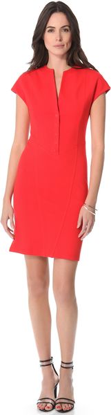 Catherine Malandrino Cap Sleeve Ponte Dress - Lyst