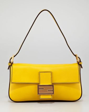 Fendi Leather Baguette Bag Chantilly - Lyst