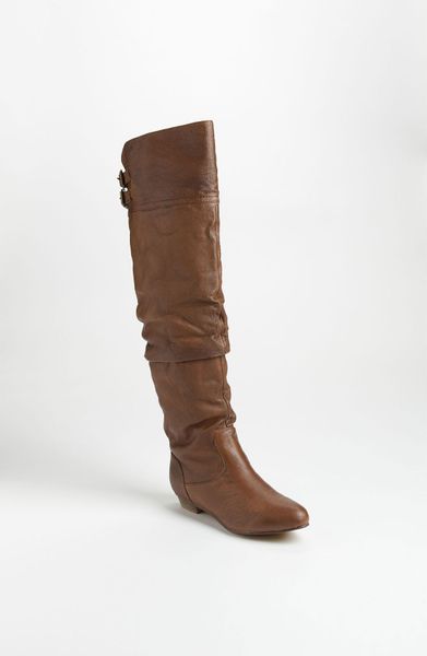 Steve Madden Caliko Over The Knee Boot in Brown (brown leather) | Lyst