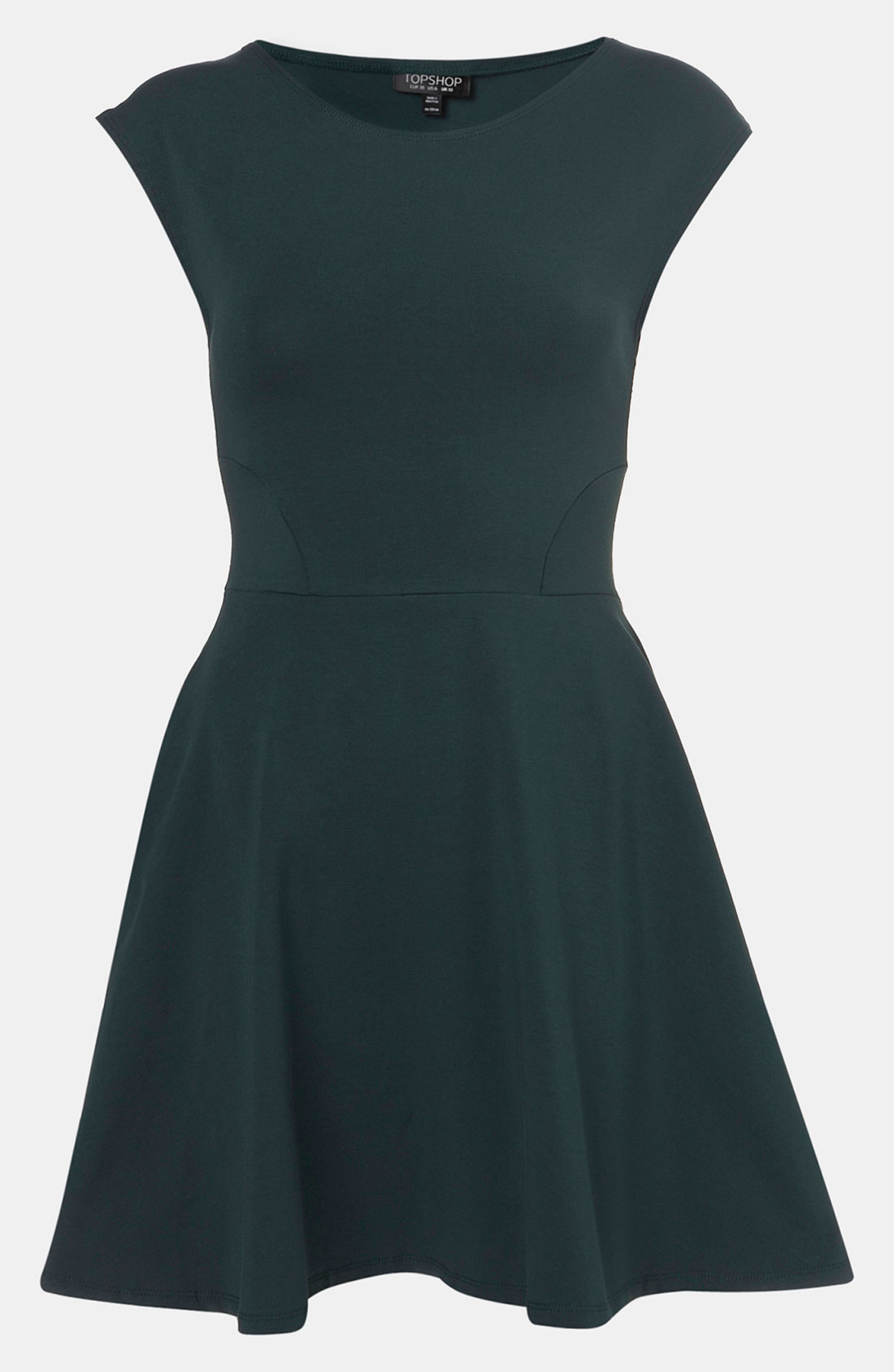 Skater Dress in Green (dark green) Lyst