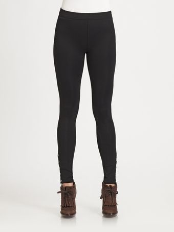 Burberry Corset Jersey Leggings - Lyst