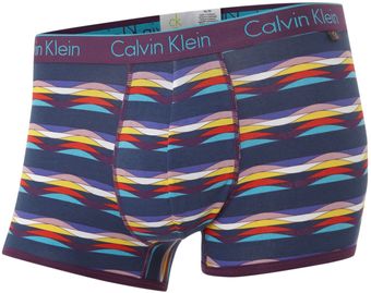 Calvin Klein Palmer Stripe Underwear Trunk - Lyst