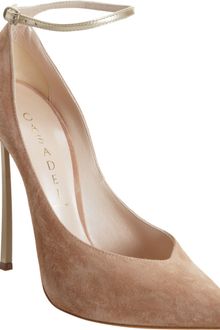 Casadei Blade Heel Pump with Ankle Strap - Lyst