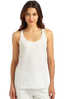 Donna Karan New York Ribbed Racerback Tank Top - Lyst