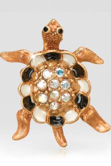 Jay Strongwater Turtle Charm - Lyst