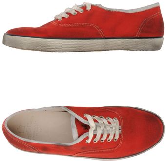 Leather Crown Sneakers - Lyst