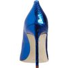 Manolo Blahnik Metallic Stamped Bb in Blue - Lyst