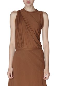 Rick Owens Draped Sleeveless Tee - Lyst