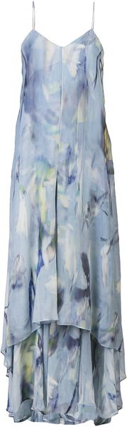Theyskens' Theory Maxi Dress - Lyst