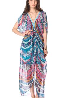 Twelfth Street by Cynthia Vincent Fabric Block Caftan Maxi Dress - Lyst