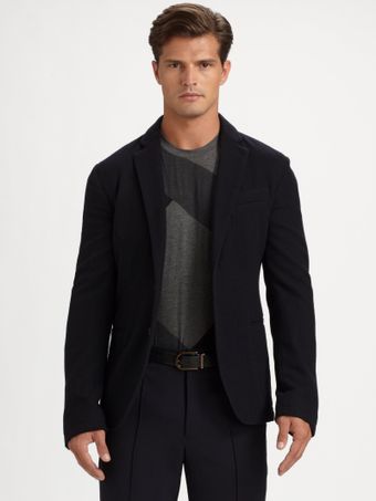 Armani Shawl Collar Jacket - Lyst