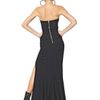 Balmain Viscose Cady Long Dress in Black - Lyst