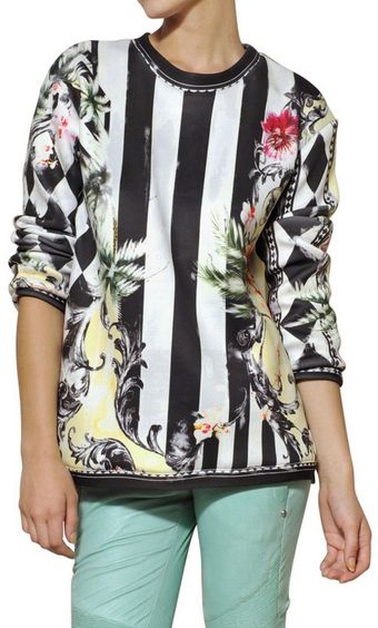 Balmain Printed Techno Sweatshirt - Lyst