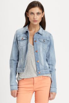 J Brand Haven Destructed Jean Jacket - Lyst