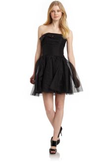 Mark + James By Badgley Mischka Strapless Tulle Dress - Lyst