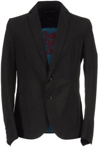 Phonz Says Black Blazer - Lyst