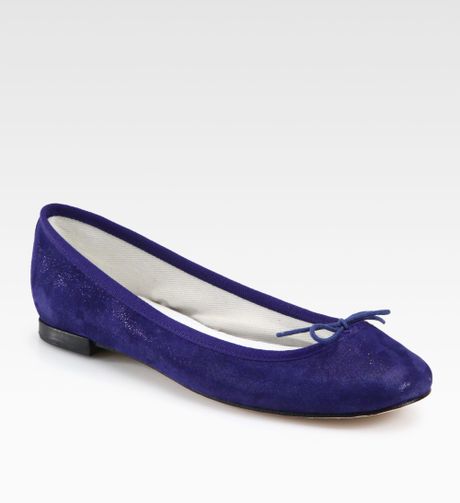repetto suede ballet flats