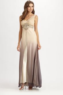 Sue Wong Ombre Gown - Lyst
