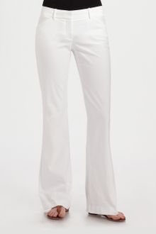 Theory Stretch Canvas Fit and Flare Pants - Lyst