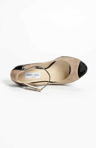 jimmy choo nude platform