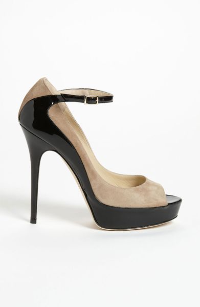 jimmy choo nude platform