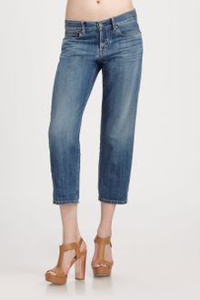 MiH Jeans London Boy Cropped Jeans - Lyst