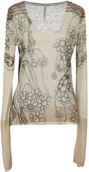 Pianurastudio Long Sleeve Sweater - Lyst