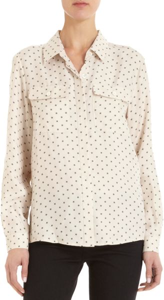 Sea Star Print Blouse - Lyst