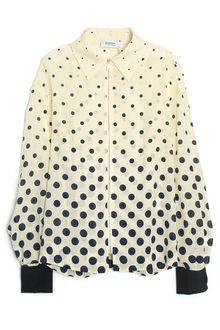 Sonia By Sonia Rykiel Polka Dot Zip Top - Lyst