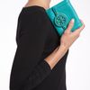 Tory Burch Amanda Double Flap French Wallet in Blue (end of color list turquoise) - Lyst