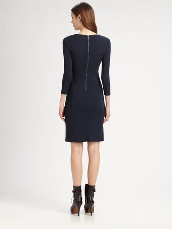 Burberry Crepe Wrap Dress - Lyst