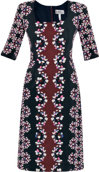 Erdem Sophia Viscontibloom Silk Dress - Lyst