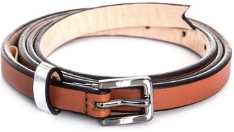 Meredith Wendell Slim Leather Belt - Lyst