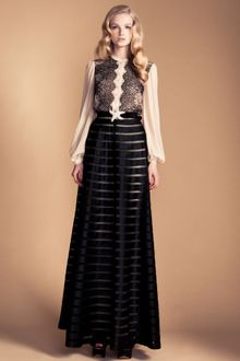 Temperley London Long Ribbon Tulle Unpleated Skirt - Lyst