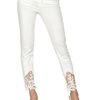 Blumarine Cotton Macramè Cotton Denim Jeans in White - Lyst