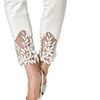 Blumarine Cotton Macramè Cotton Denim Jeans in White - Lyst