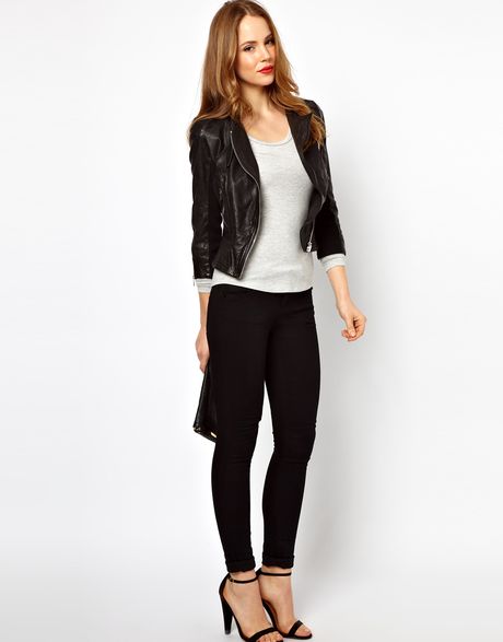 These are the jackets leather karen millen Pictures