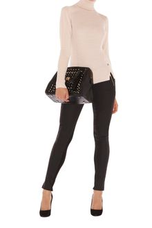 Karen Millen Texture and Plain Turtleneck - Lyst